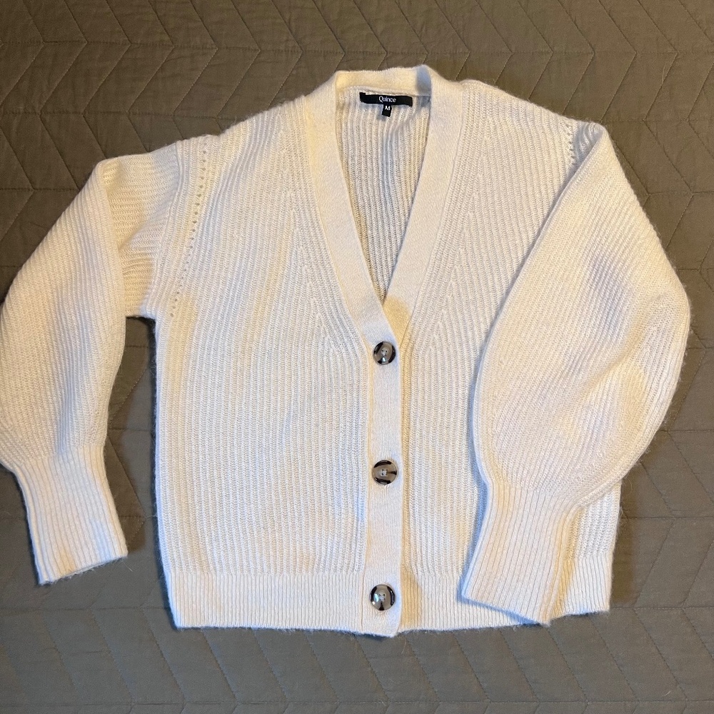 Quince alpaca cardigan sweater